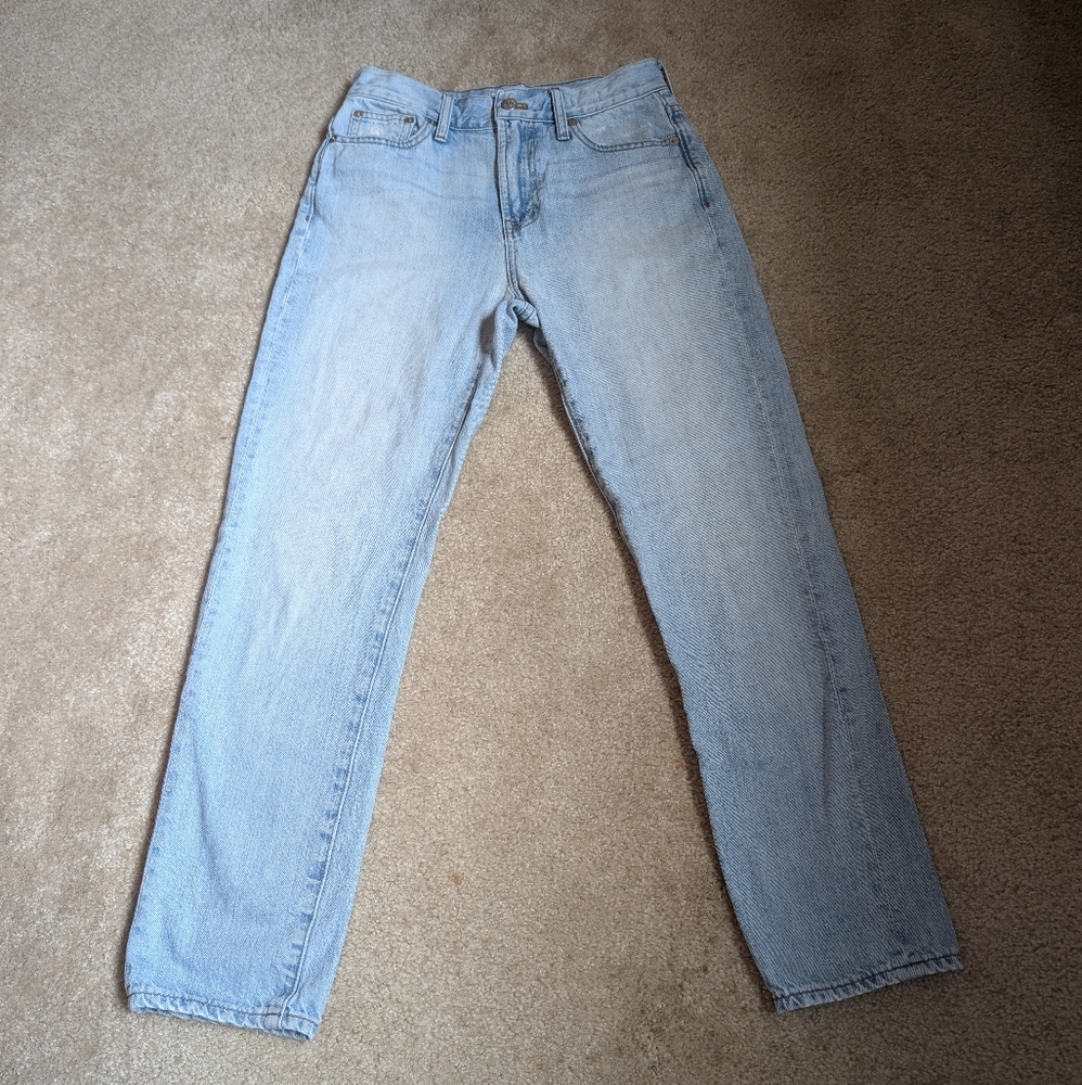 Madewell Perfect Vintage straight jeans, Fitzgerald wash, 26W x 28L